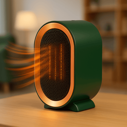 Compact Electric Space Heater with Quiet Operation