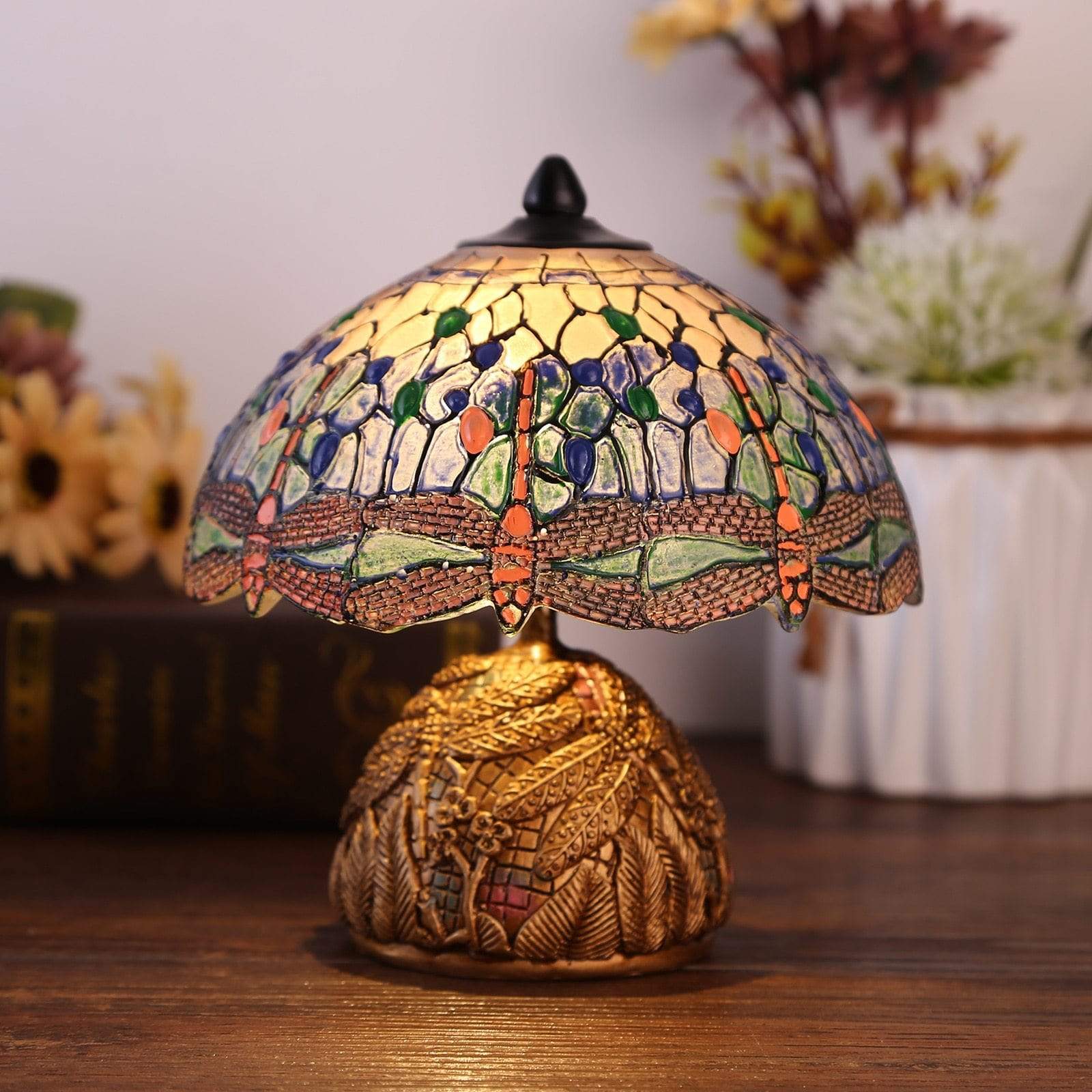 Beautiful Floral Table Lamp - Fesara