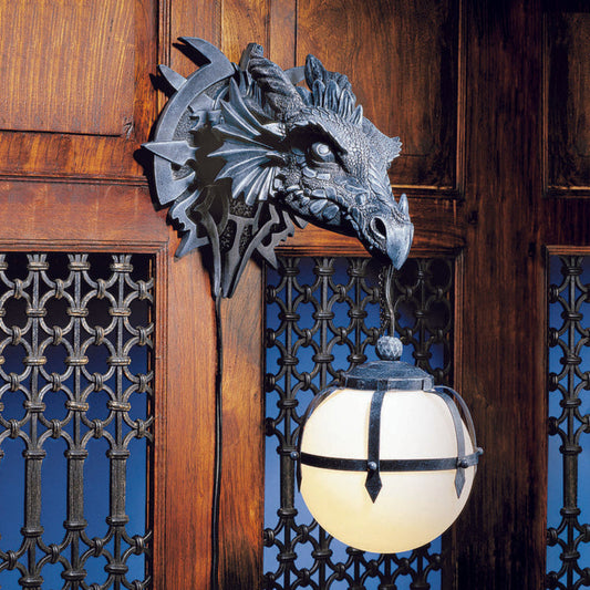 Mythical Dragon Wall Lamp Unique Ambient Lighting - Fesara