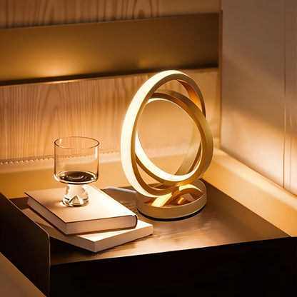 Contemporary Adjustable Desk Lamp with Metal Finish and USB