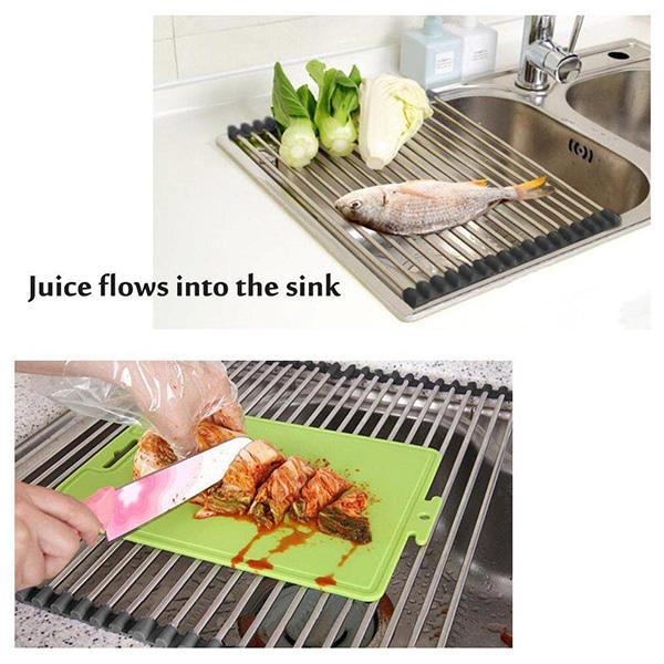 Space Saving Kitchen Sink Drying Rack