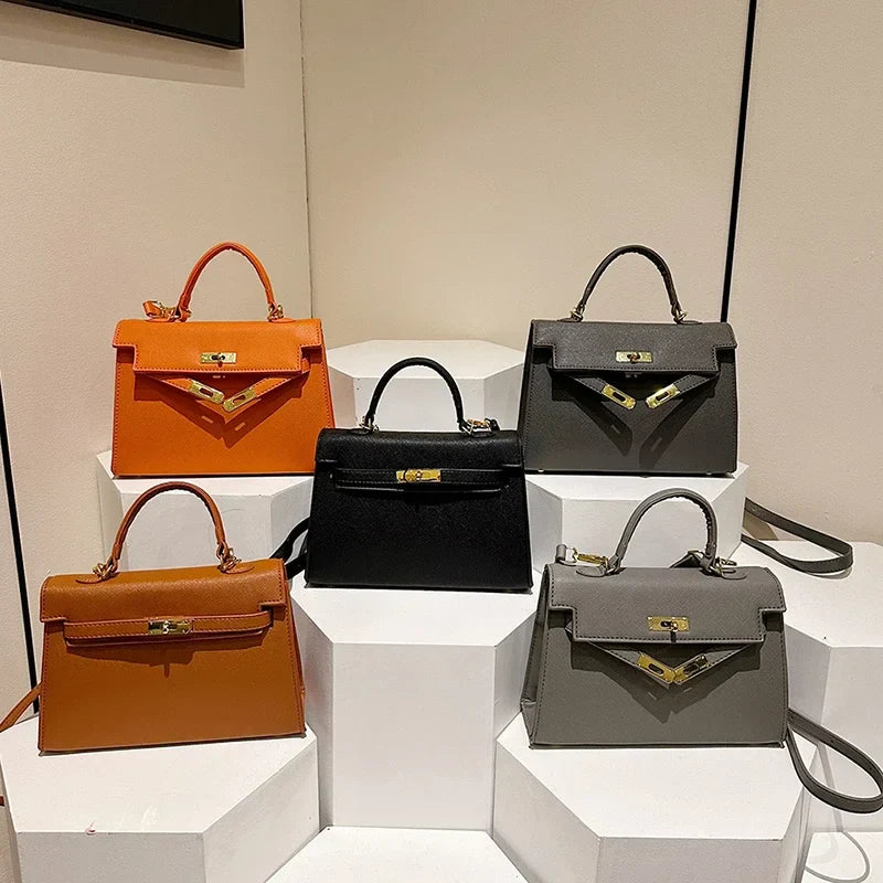 Durable Leather Crossbody Bag for Women From Luxury Brand By Famous Designer, Shoulder Bag Versatile 2