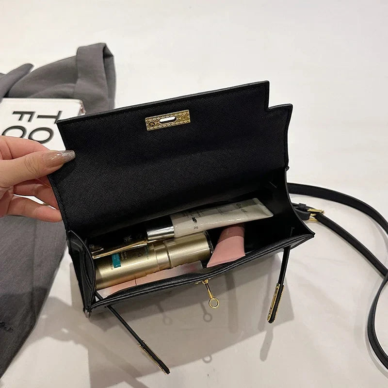 Durable Leather Crossbody Bag for Women From Luxury Brand By Famous Designer, Shoulder Bag Versatile 4