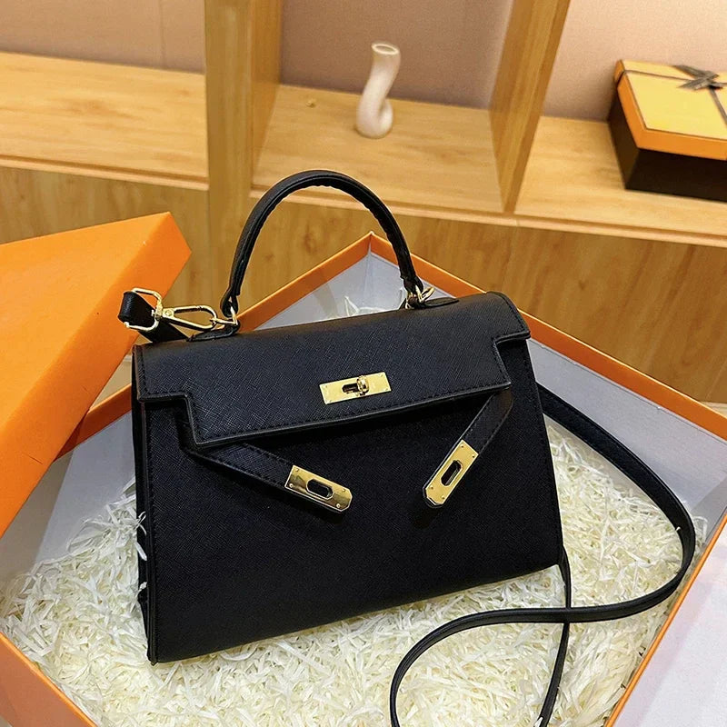 Durable Leather Crossbody Bag for Women From Luxury Brand By Famous Designer, Shoulder Bag Versatile 5