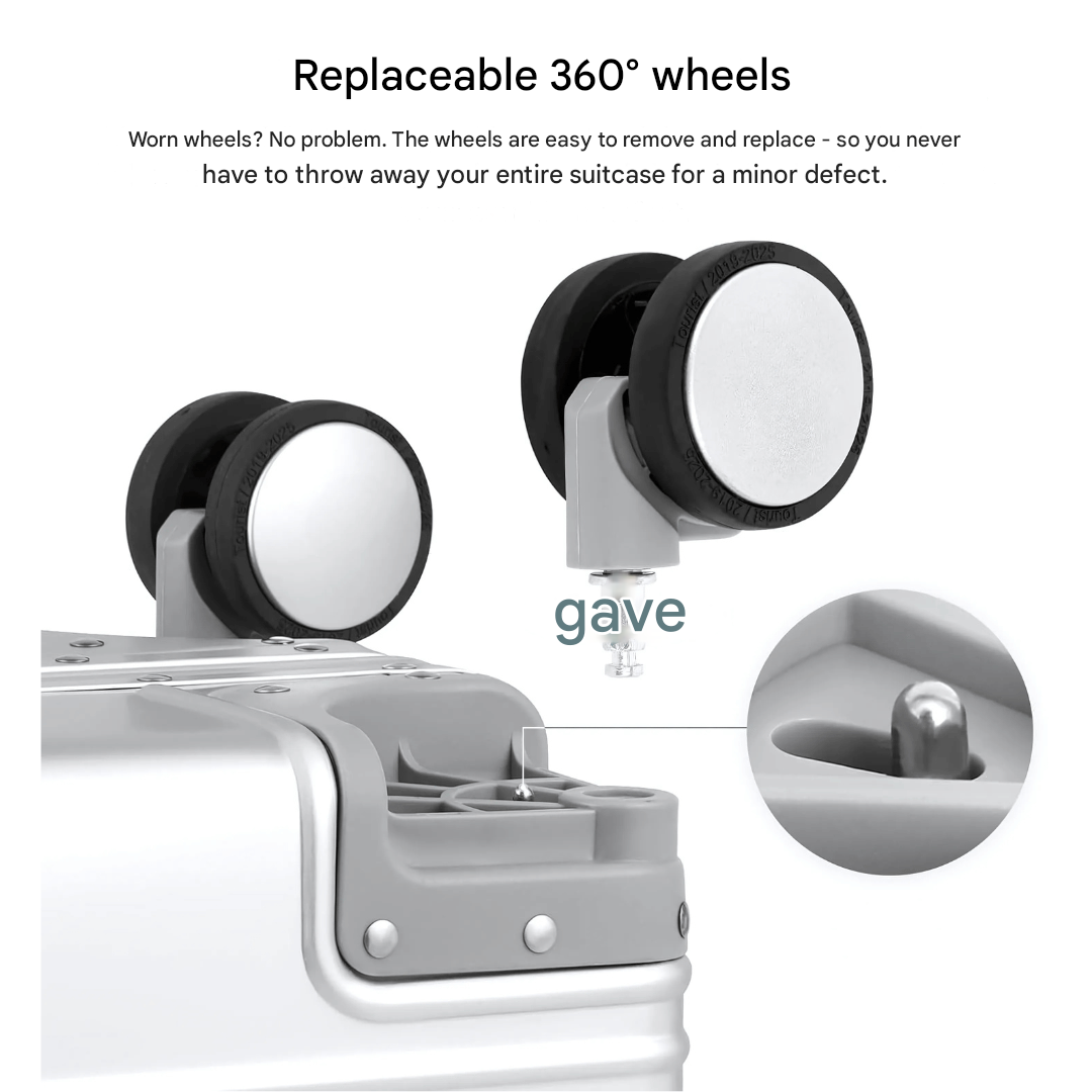 Luxury Aluminum Travel Suitcase