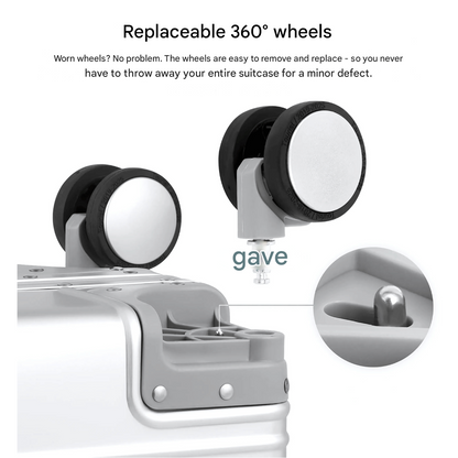 Luxury Aluminum Travel Suitcase