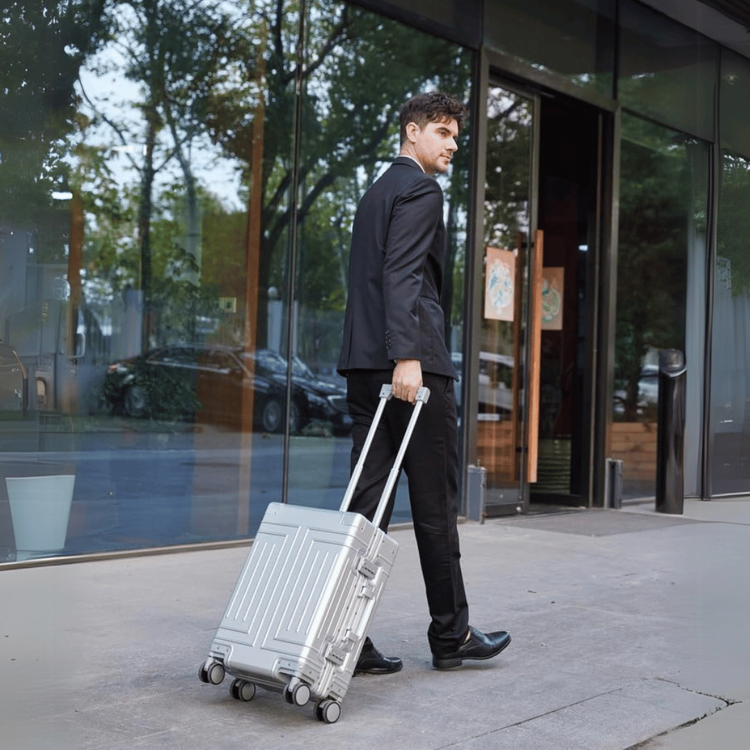 Luxury Aluminum Travel Suitcase