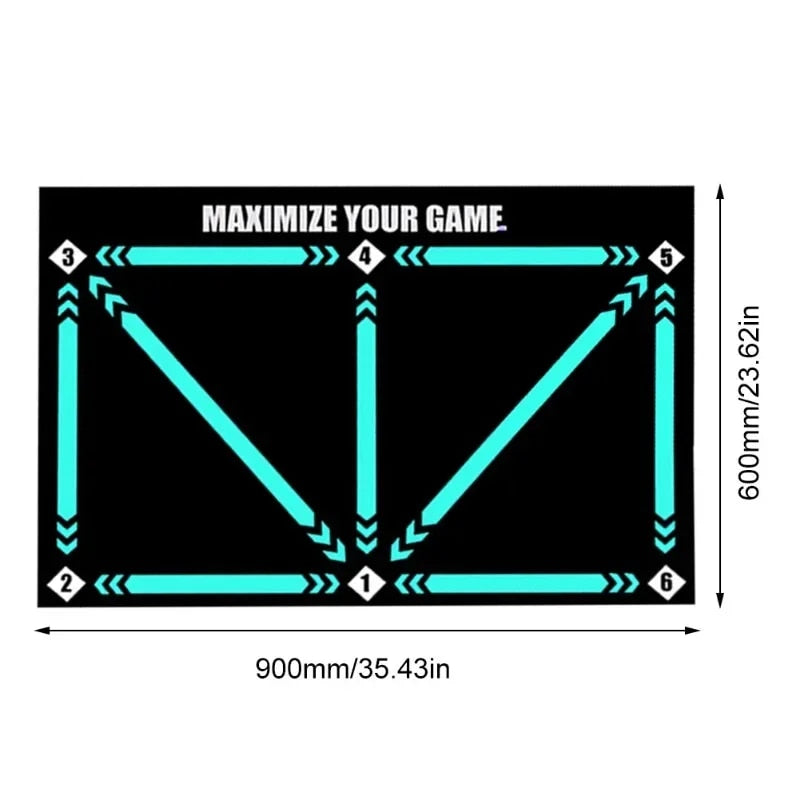 Fun Kids Soccer Training Mat with Online Videos