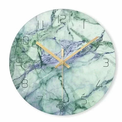 Classic Marble Effect Wall Clock