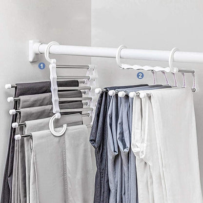Compact 5-in-1 Multifunctional Storage Rack