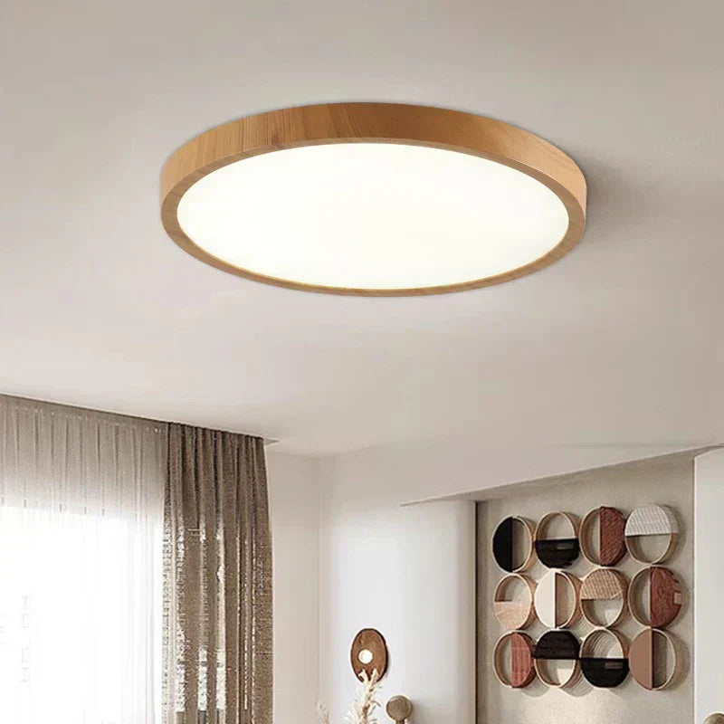Stylish Round Ceiling Light with Adjustable LED - Fesara