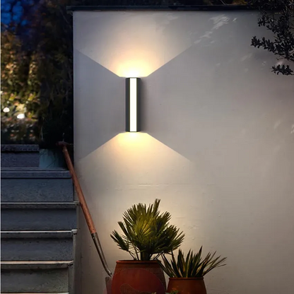 Bright Outdoor LED Wall Lamp - Waterproof Up Down Light