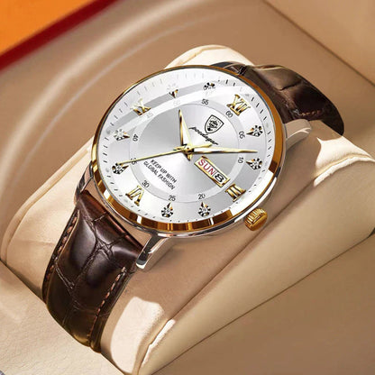 Men's Durable Glow Watch - Stainless Steel Sport Design