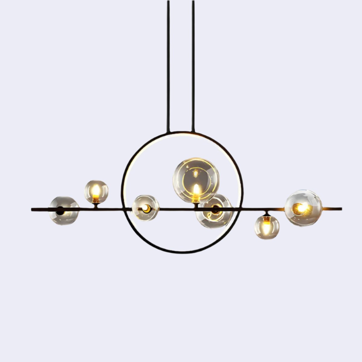 Elegant Glass Pendant Chandelier