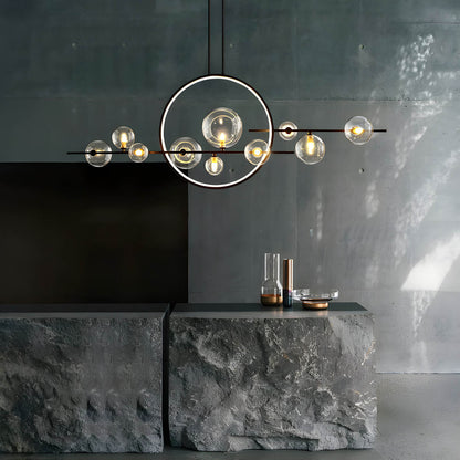 Elegant Glass Pendant Chandelier
