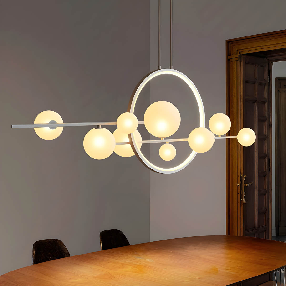 Elegant Glass Pendant Chandelier - Fesara