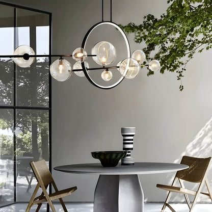 Elegant Glass Pendant Chandelier