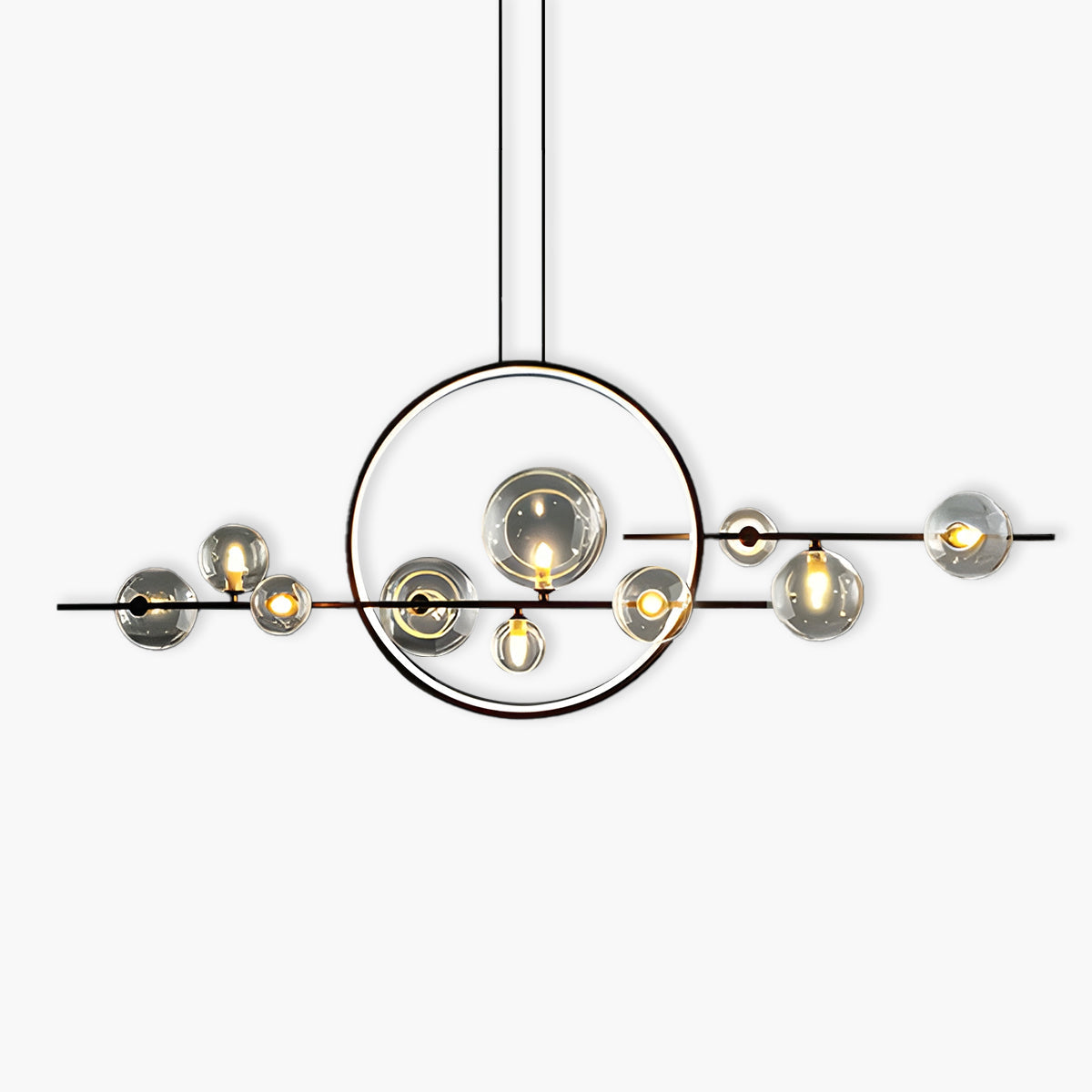 Elegant Glass Pendant Chandelier