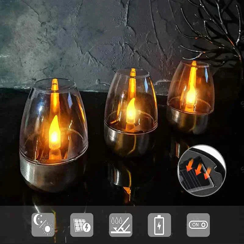 Outdoor Solar Powered Garden Lantern