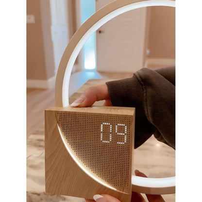 Wake Up Light Alarm Clock with Dimming Lamp & Calming Sounds