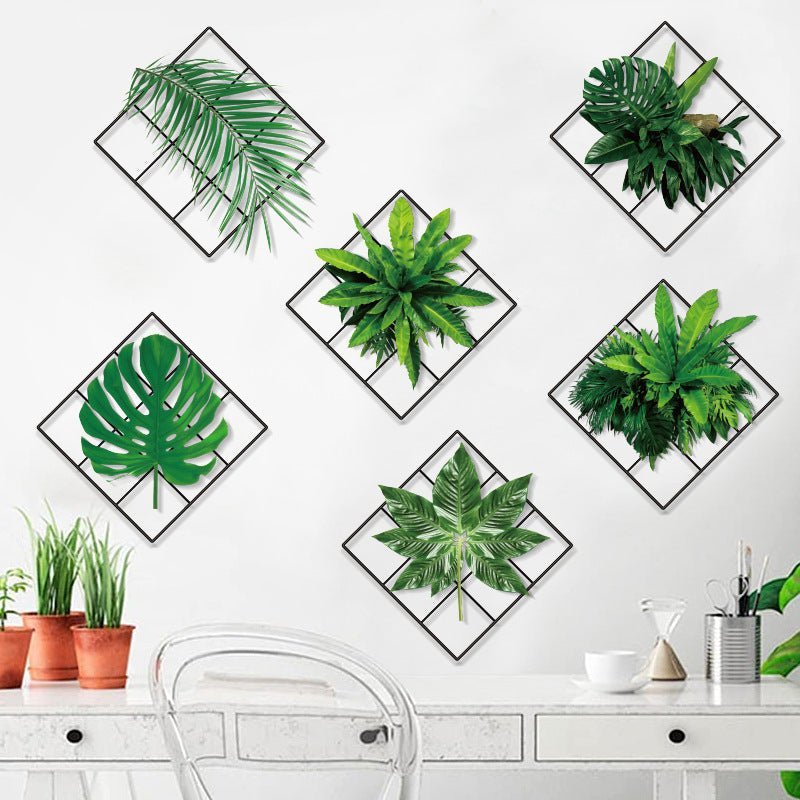 Realistic Plant Wall Stickers Decor