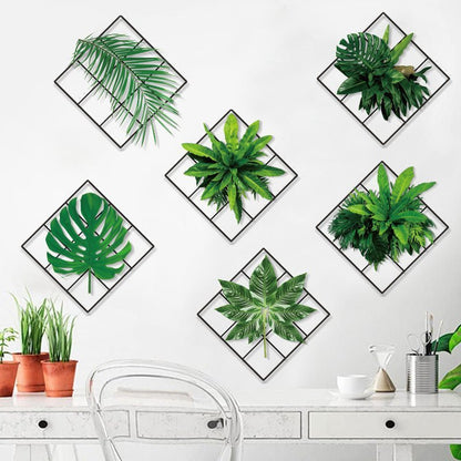 Realistic Plant Wall Stickers Decor