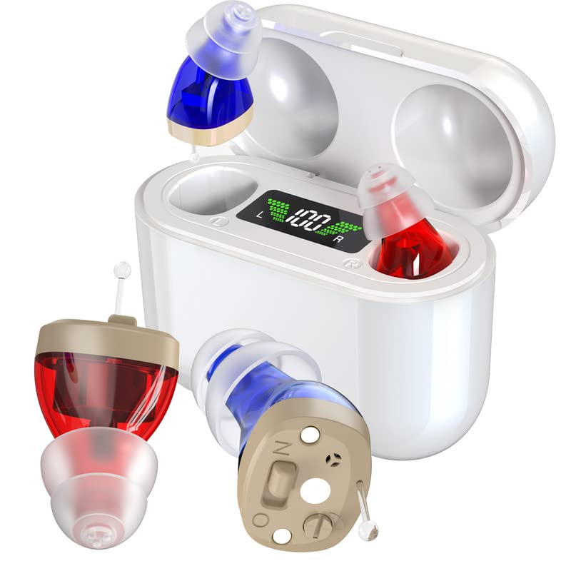 Premium Bluetooth Rechargeable Hearing Aids for Clear Sound - Fesara