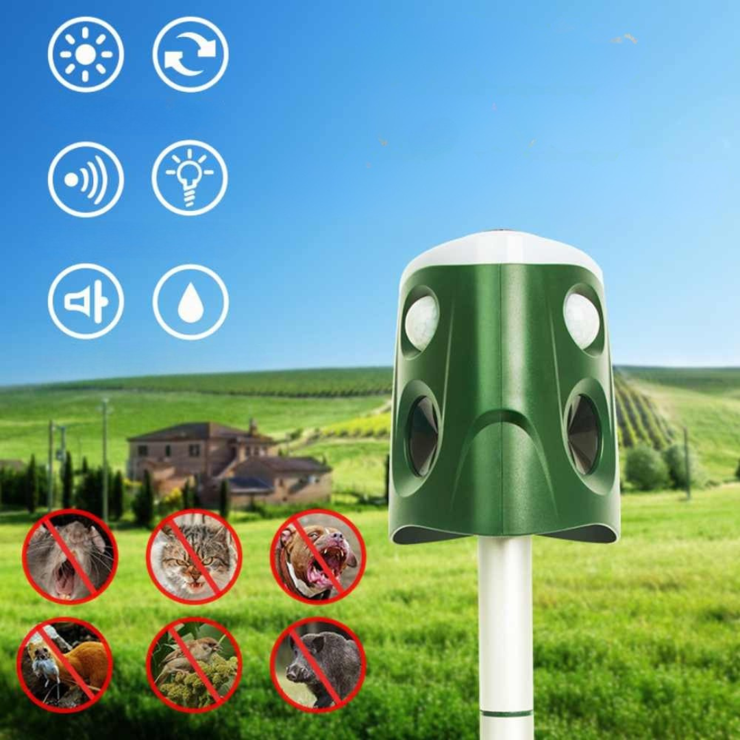 EcoGuard | Eco-Friendly Solar-Powered Ultrasonic Cat & Squirrel Repellent 5