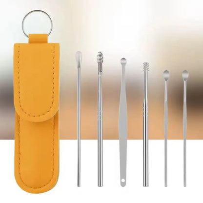 Premium Metal Ear Cleaner Kit - Gentle & Effective Tool