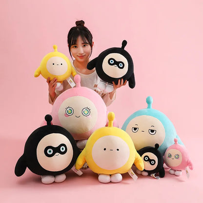 Cuddly Plush Egg Pillow for Sleep and Relaxation - Fesara