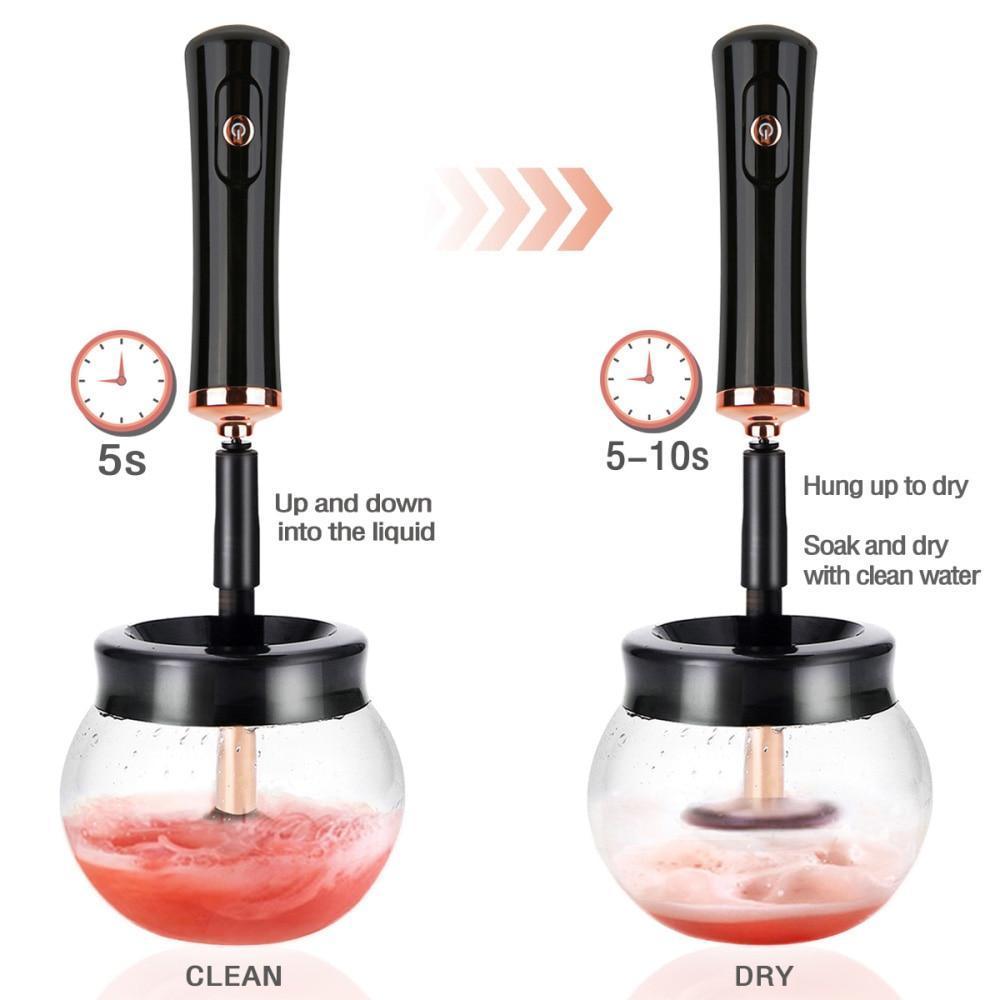 Easy Electric Makeup Brush Cleaner Kit