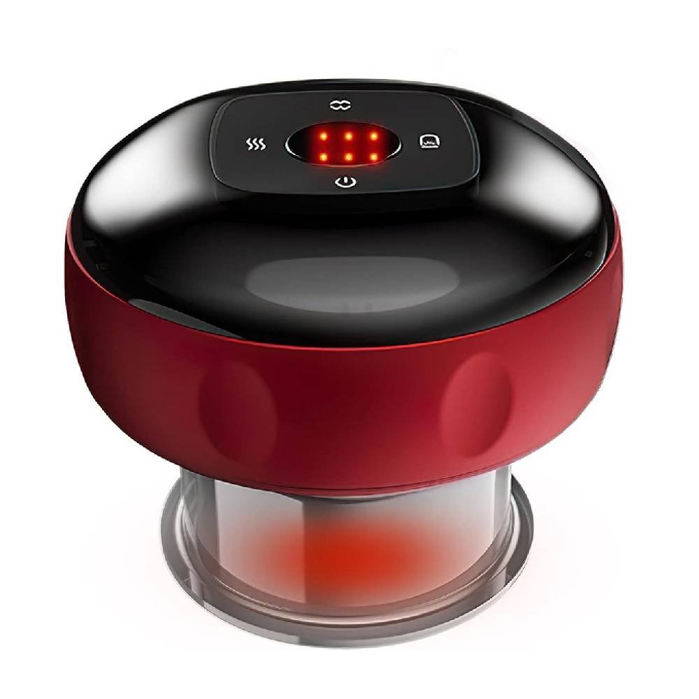 Electric Cupping Therapy Machine - Dynamic Suction & Red Light Heating-2