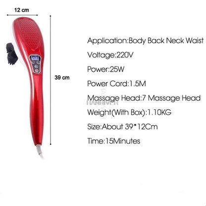 Dolphin Electric Body Massager - Deep Tissue Vibrations & Infrared Therapy-5