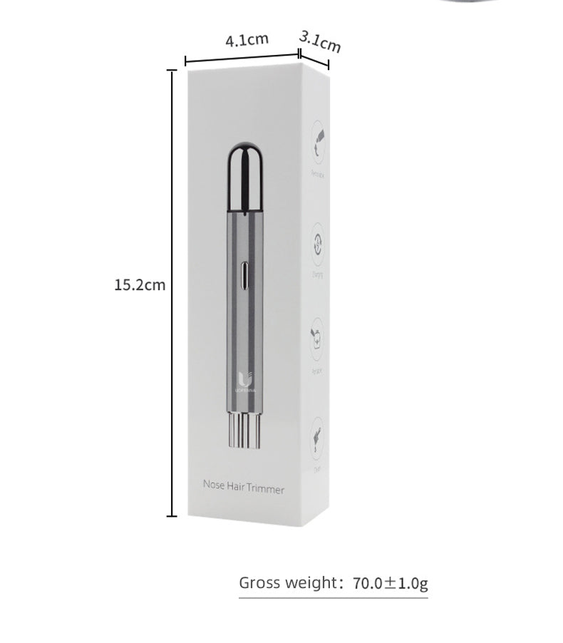 Precision Grooming - Rechargeable Nose Hair Trimmer with Precision Blades-5