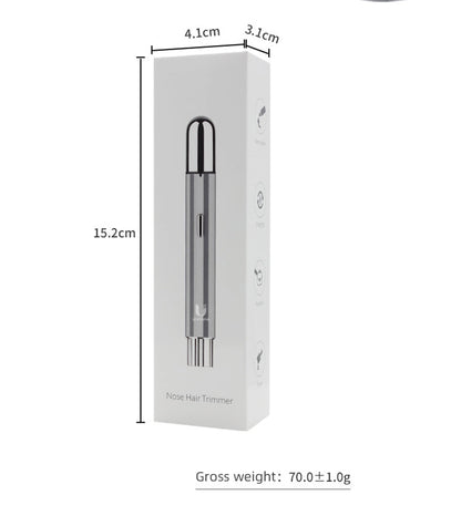 Precision Grooming - Rechargeable Nose Hair Trimmer with Precision Blades-5