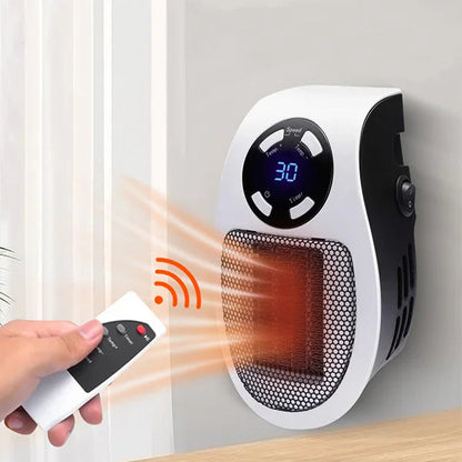 Portable Electric Space Heater with Thermostat Control - Fesara