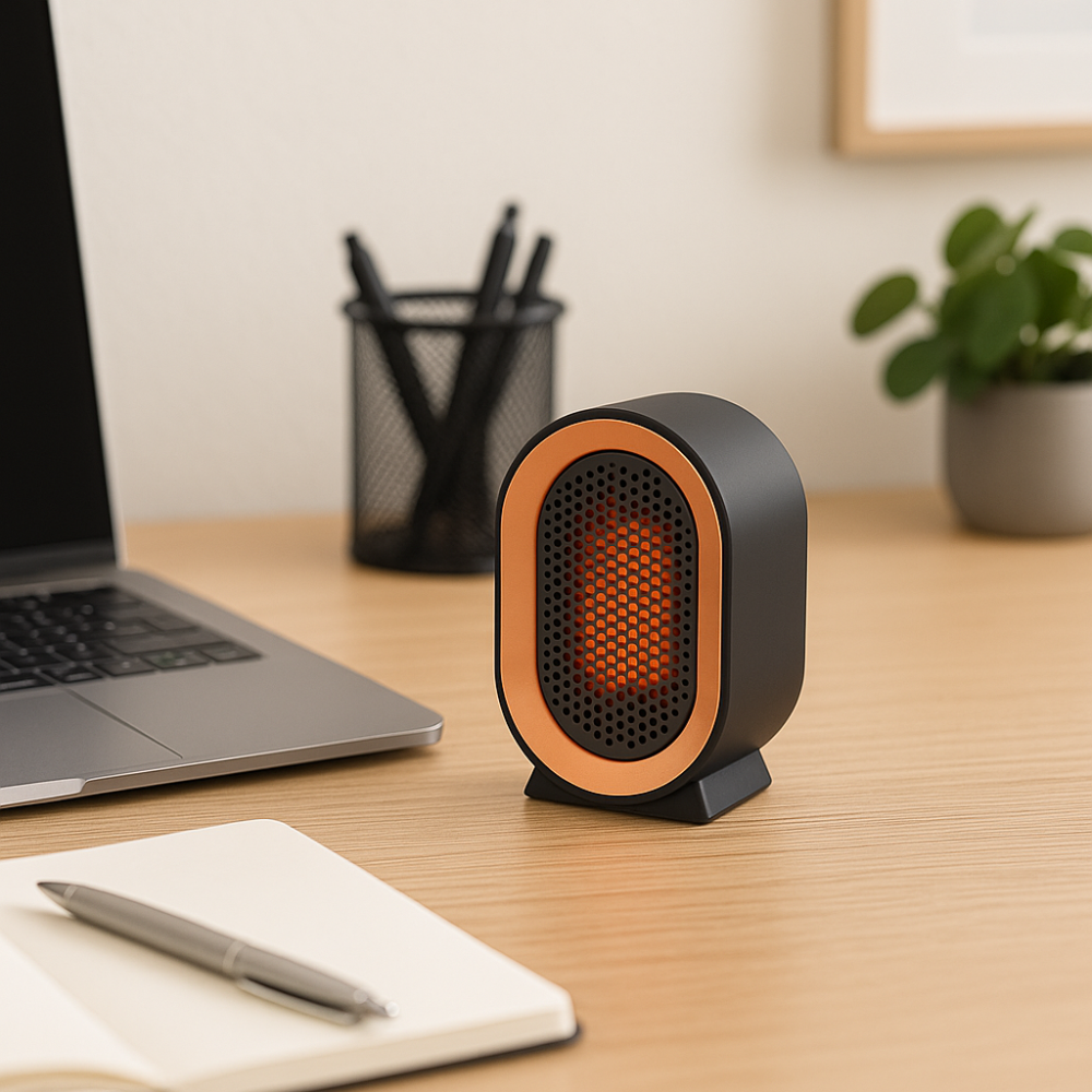 Compact Electric Ceramic Home Heater for Office - Fesara