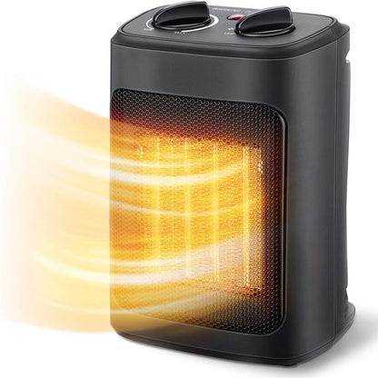 Electric Space Heater Portable Ceramic Fast Heating Energy Efficient 1