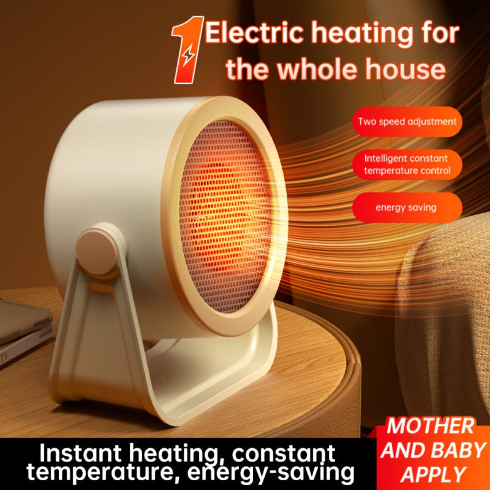 Electric Space Heater Portable Quiet Fast Heating Ceramic Warmer 4