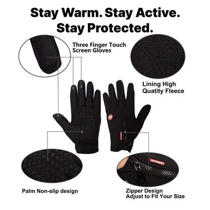 Warm Insulated Waterproof Winter Gloves
