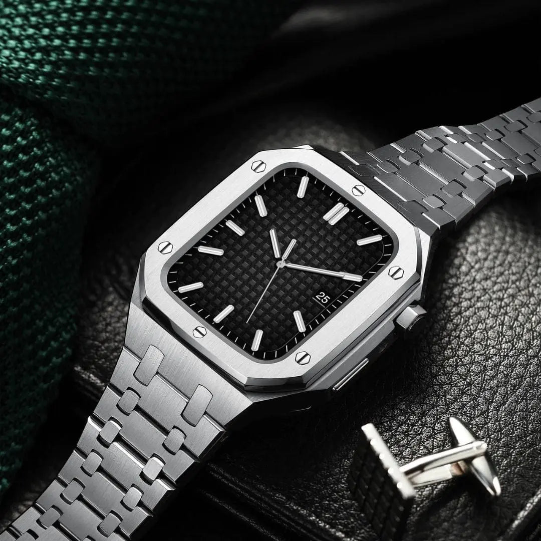 EleganceGuard | Stylish Durable Apple Watch Protective Case 44mm 5