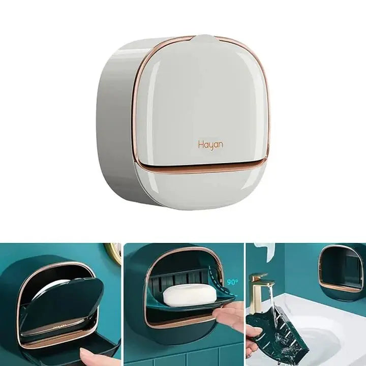 Stylish Bathroom Soap Holder with Drainage Tray