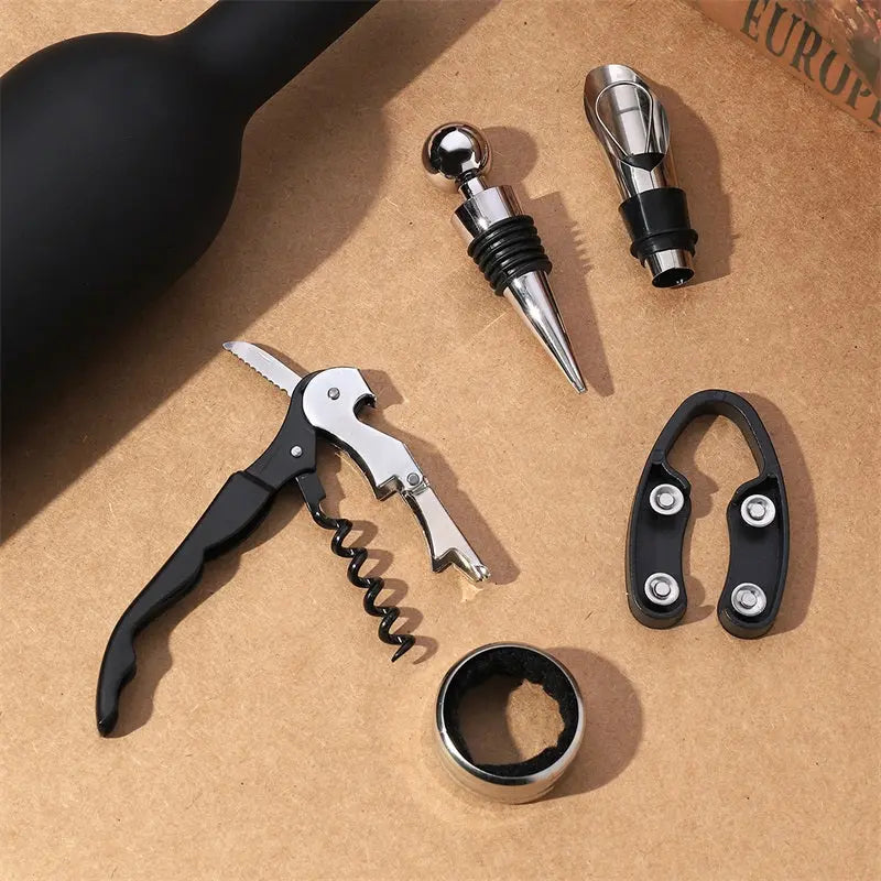 Luxury Wine Gift Set with 5 Essential Tools