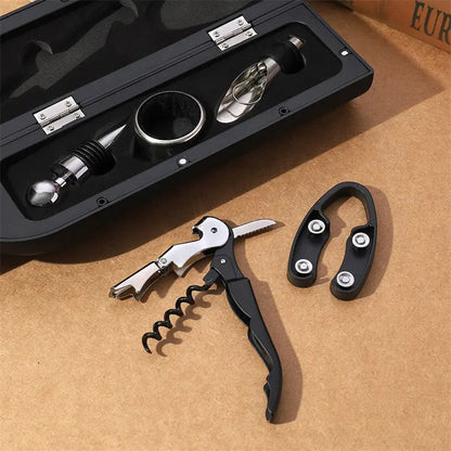 Luxury Wine Gift Set with 5 Essential Tools