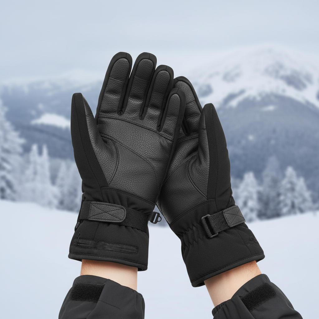 Warm Touchscreen Waterproof Heated Gloves for Men Women - Fesara