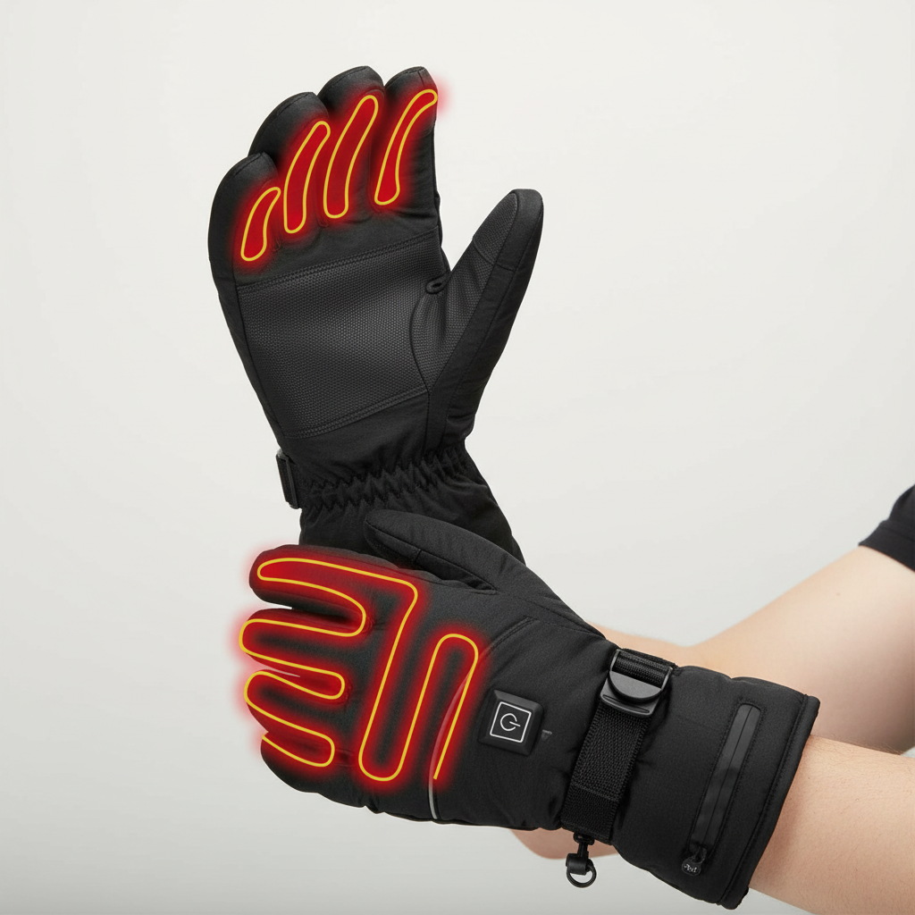 Warm Touchscreen Waterproof Heated Gloves for Men Women