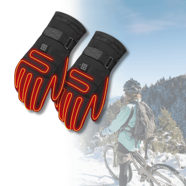Warm Touchscreen Waterproof Heated Gloves for Men Women