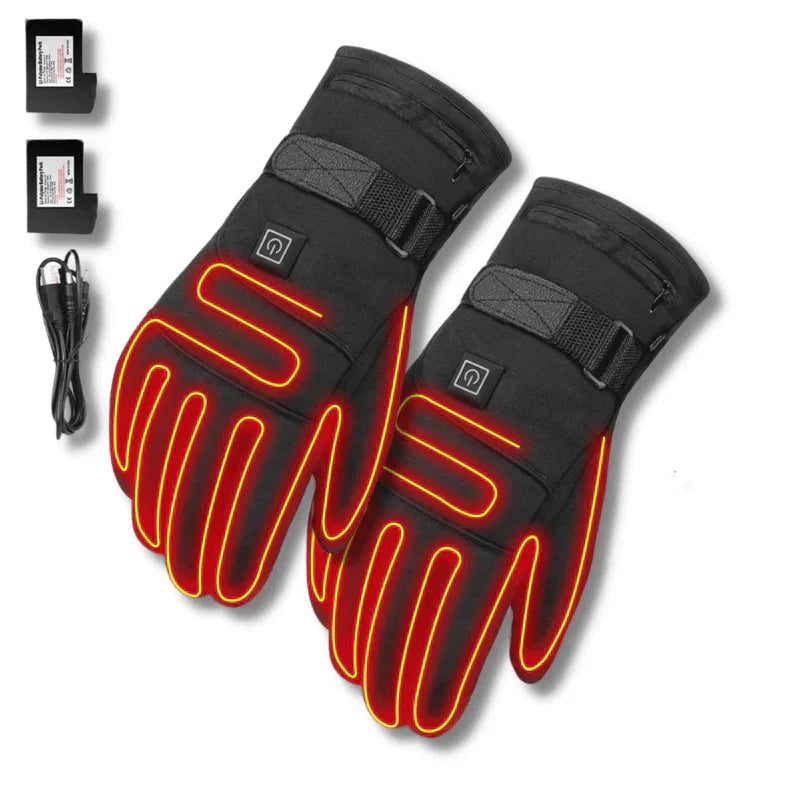 Warm Touchscreen Waterproof Heated Gloves for Men Women