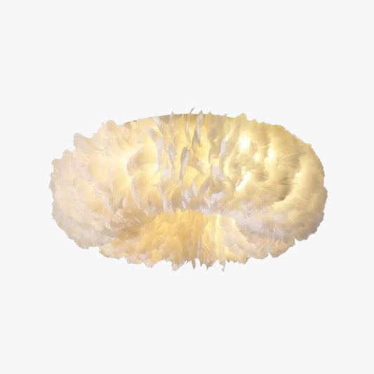 Chic Feather Pendant Ceiling Lamp - Fesara