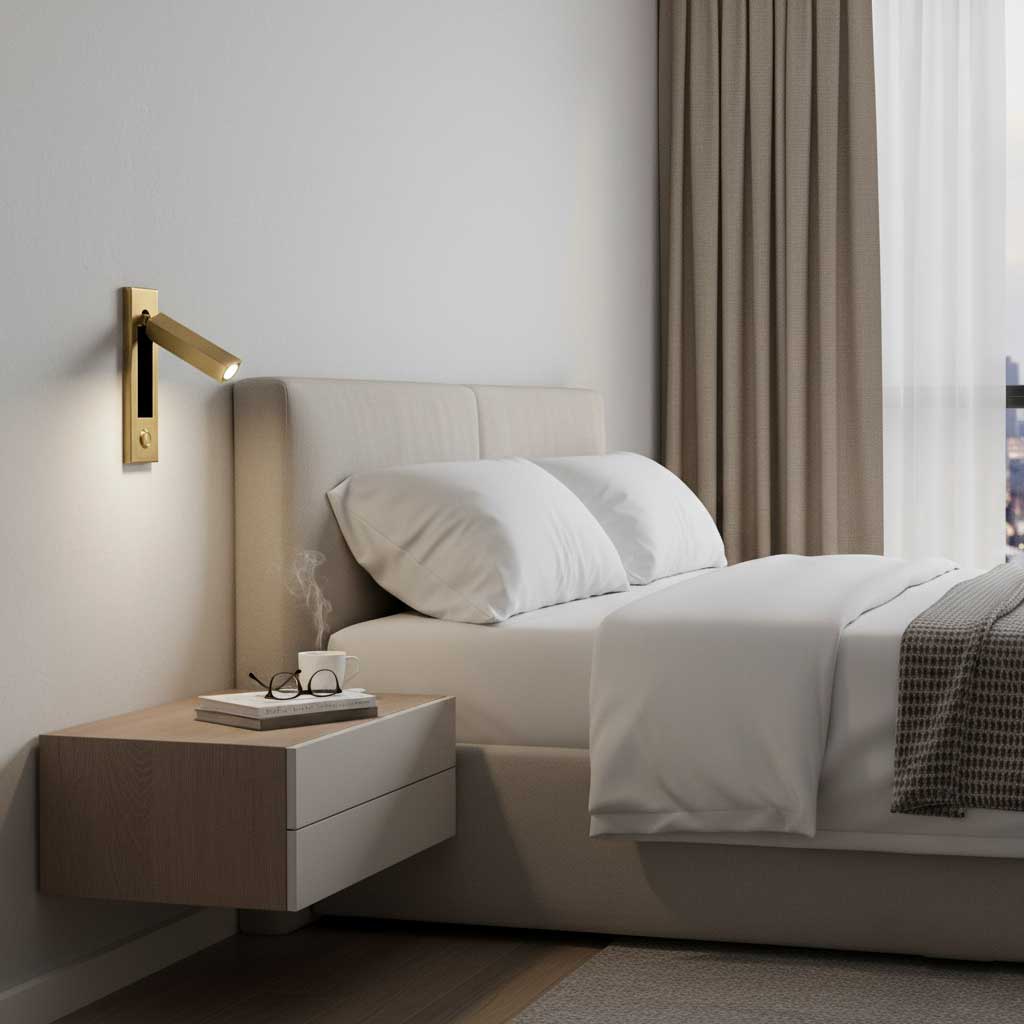 Sleek Contemporary Recessed LED Wall Light Fixture